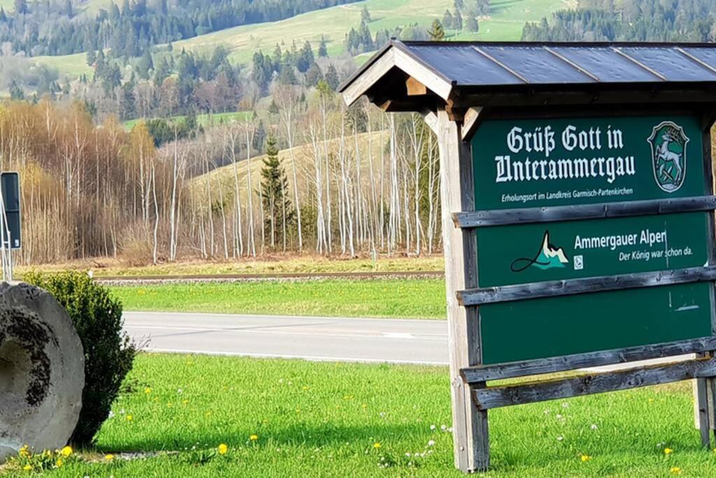 Oberland-Ferienwohnung Inkl Koenigscard Bis Zu 150 Attraktionen Inkl Unterammergau Eksteriør billede